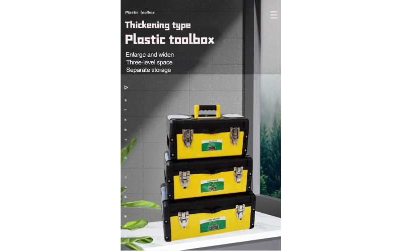 The characteristics and application fields of plastic toolbox